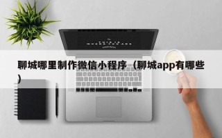 桐乡聊城哪里制作微信小程序（聊城app有哪些）